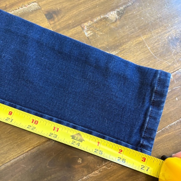Veronica Beard Dark Wash Denim Skinny Jeans Zipper Pockets Blue Womens 0 - Picture 11 of 12